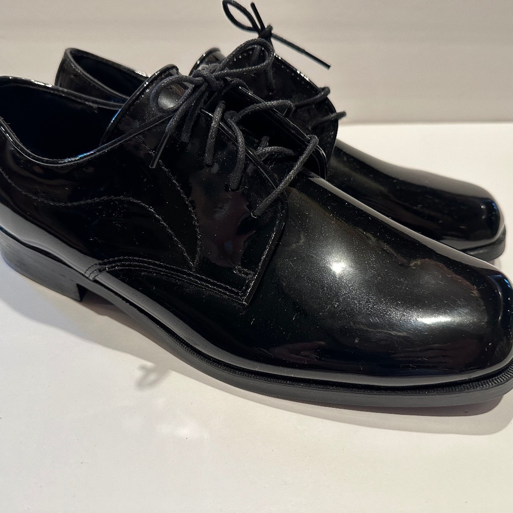 Joseph & Feiss Black Patten Shoes. NWOT Size 10M